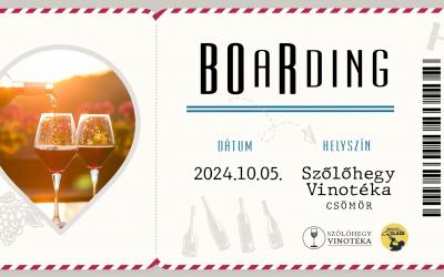 BOaRding - Laza utazás a BORok világába | Csömör 10.05.